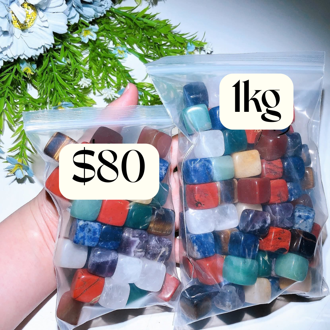 1kg Bulk Crystal Mini Cubes