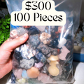 100 piece Bulk Crystal Carvings