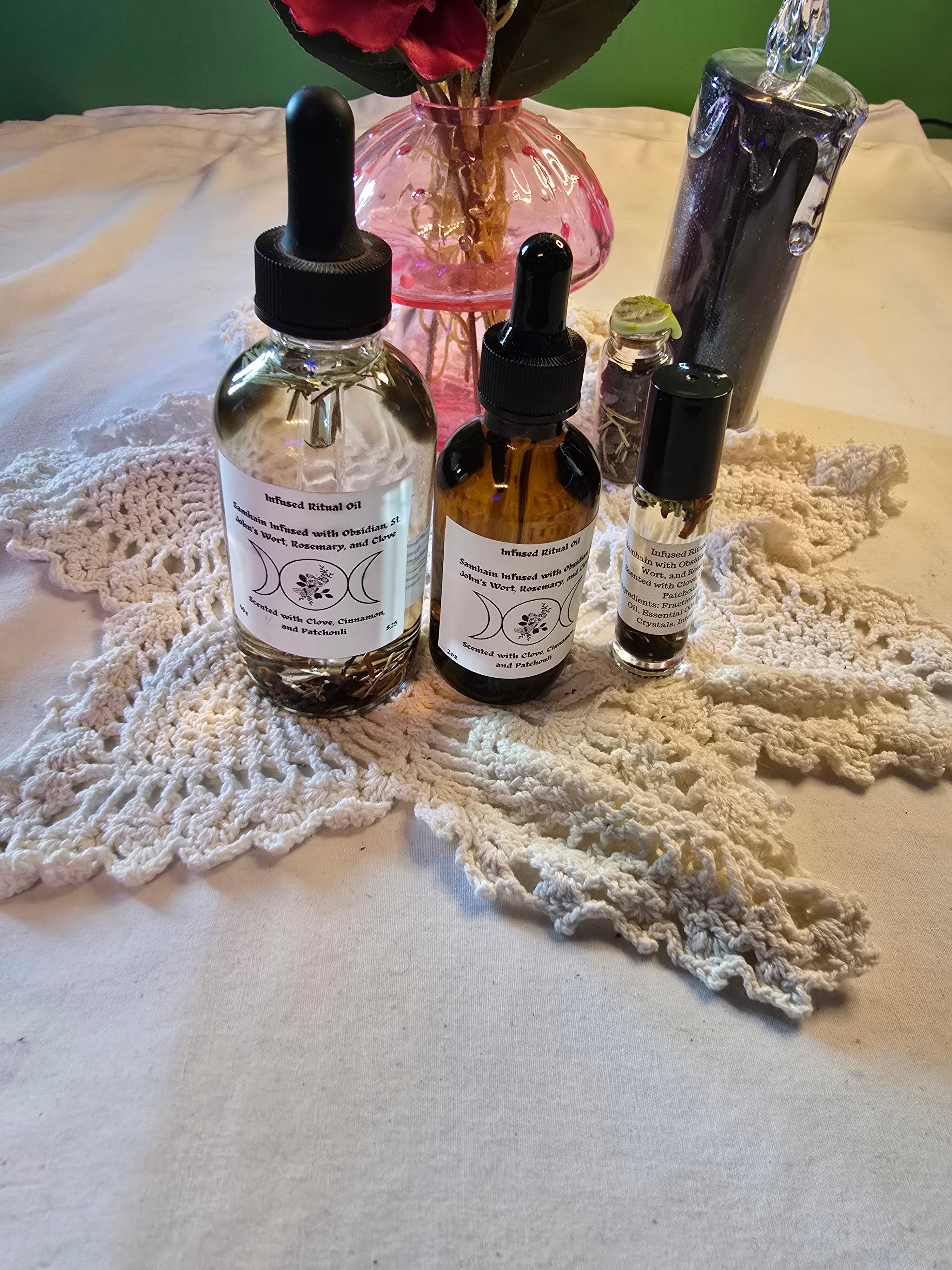 2oz Crystal Infused Ritual Oil