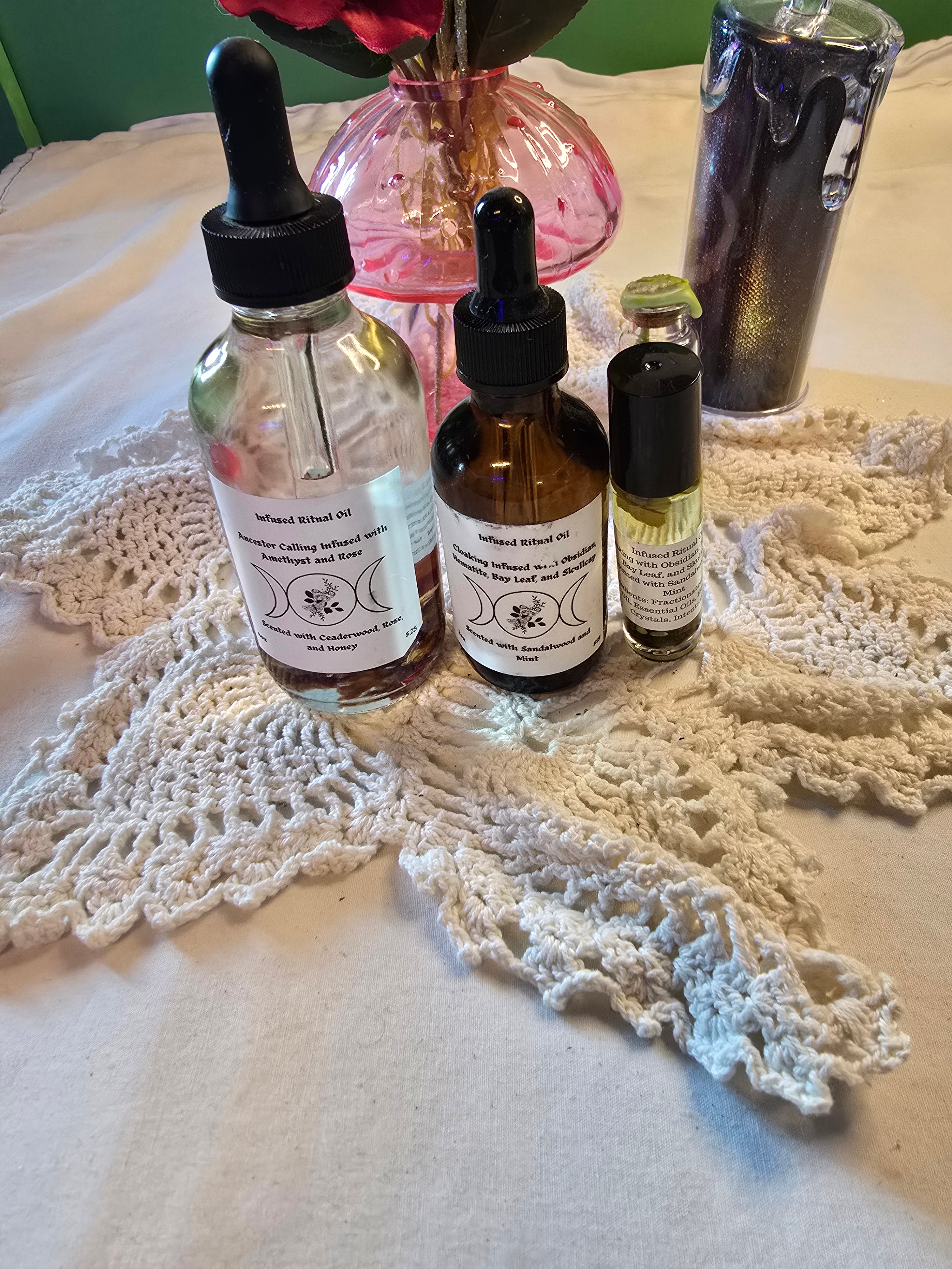 10mL Rollerball Crystal Infused Ritual Oil