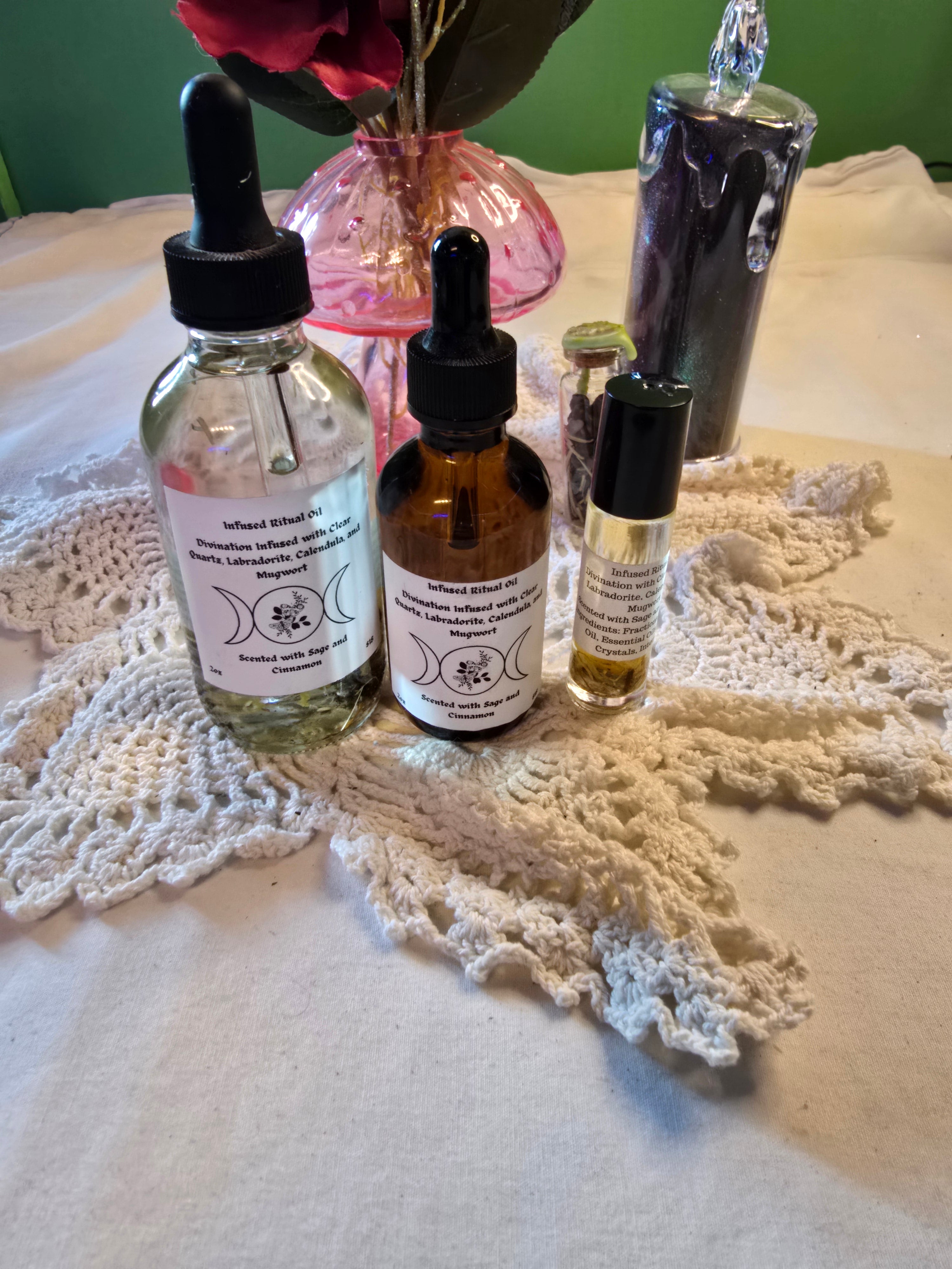 1oz Crystal Infused Ritual Oil