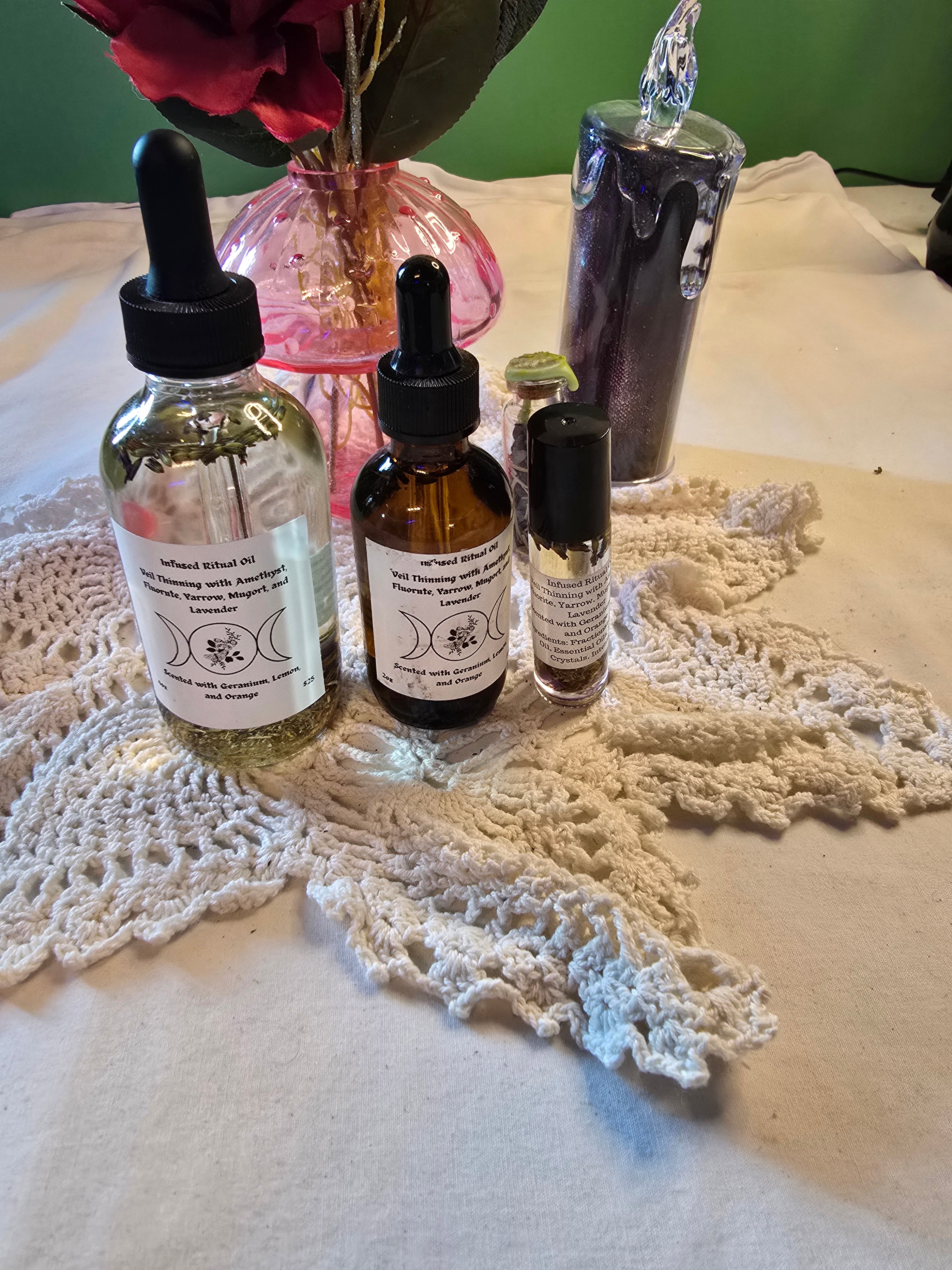 10mL Rollerball Crystal Infused Ritual Oil