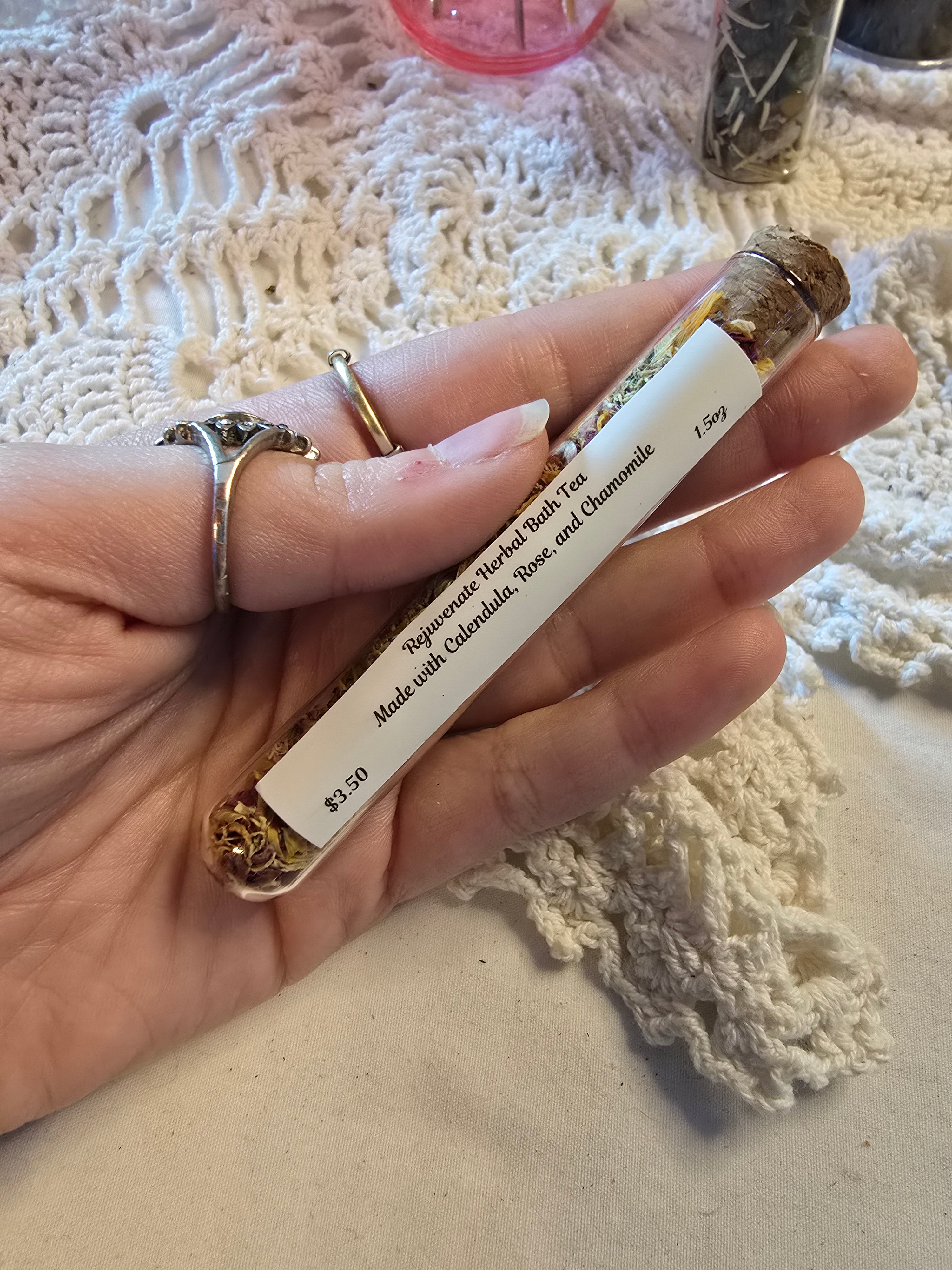 1.5oz Herbal Bath Tea Vial