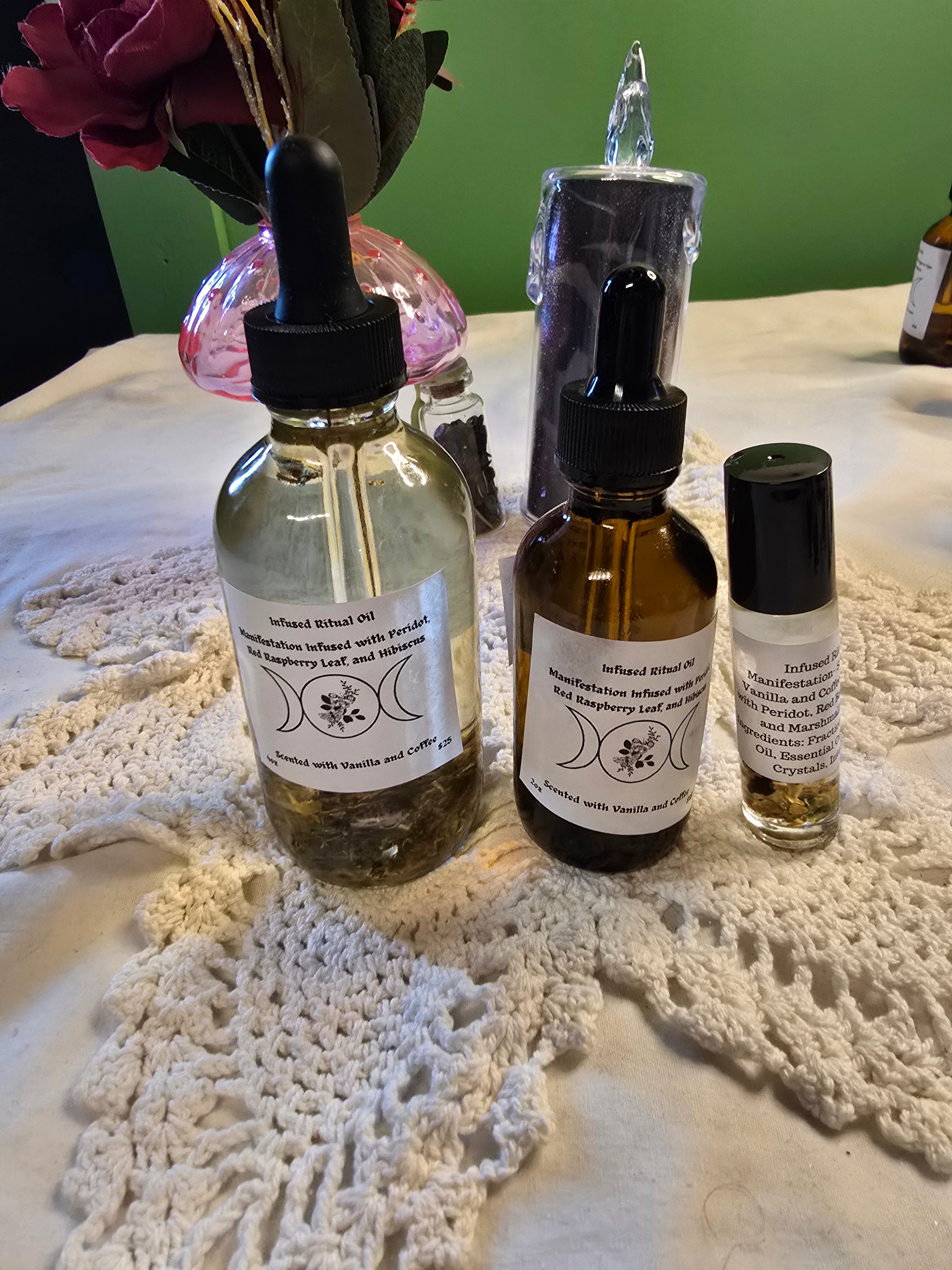2oz Crystal Infused Ritual Oil