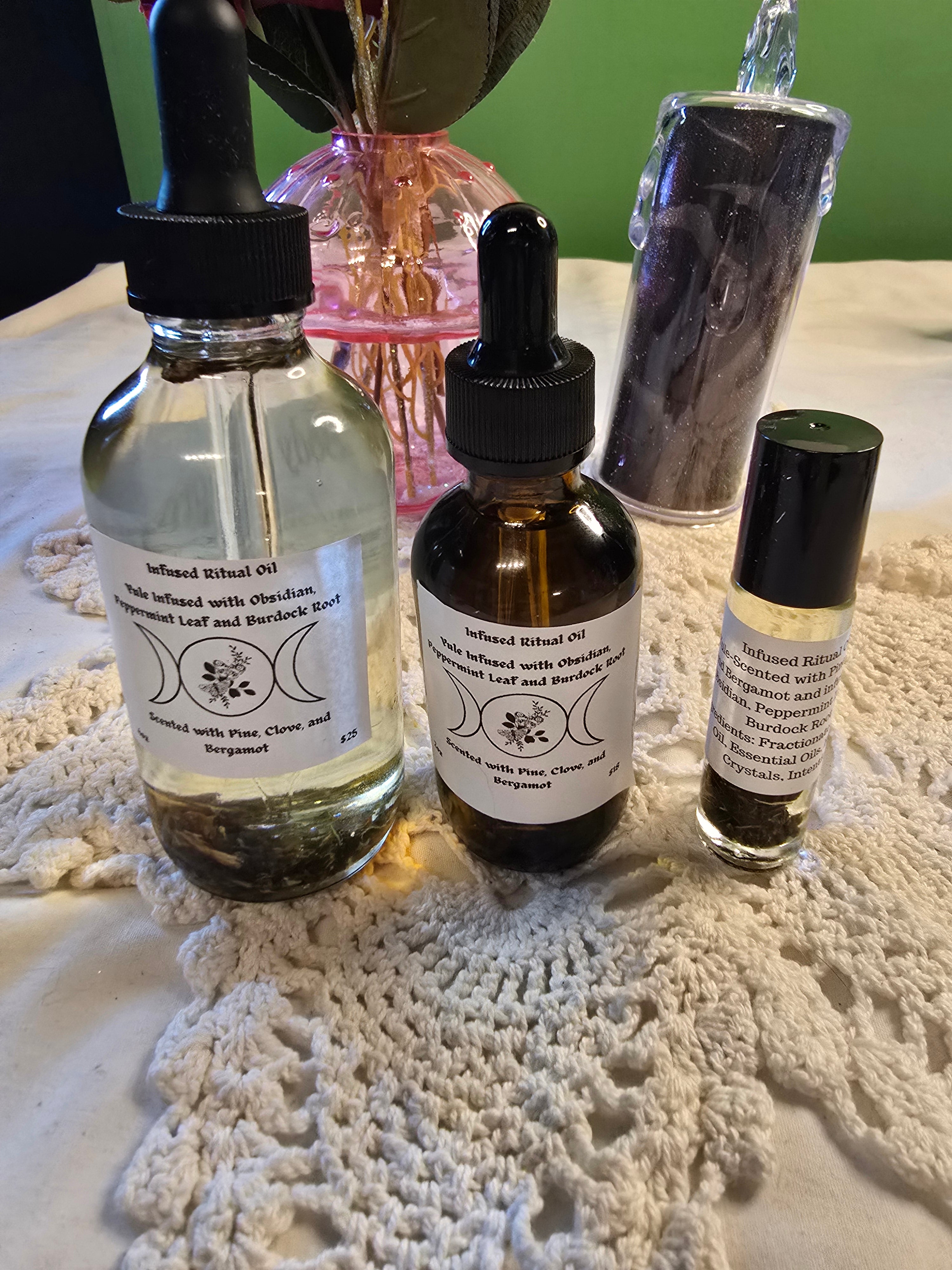 2oz Crystal Infused Ritual Oil