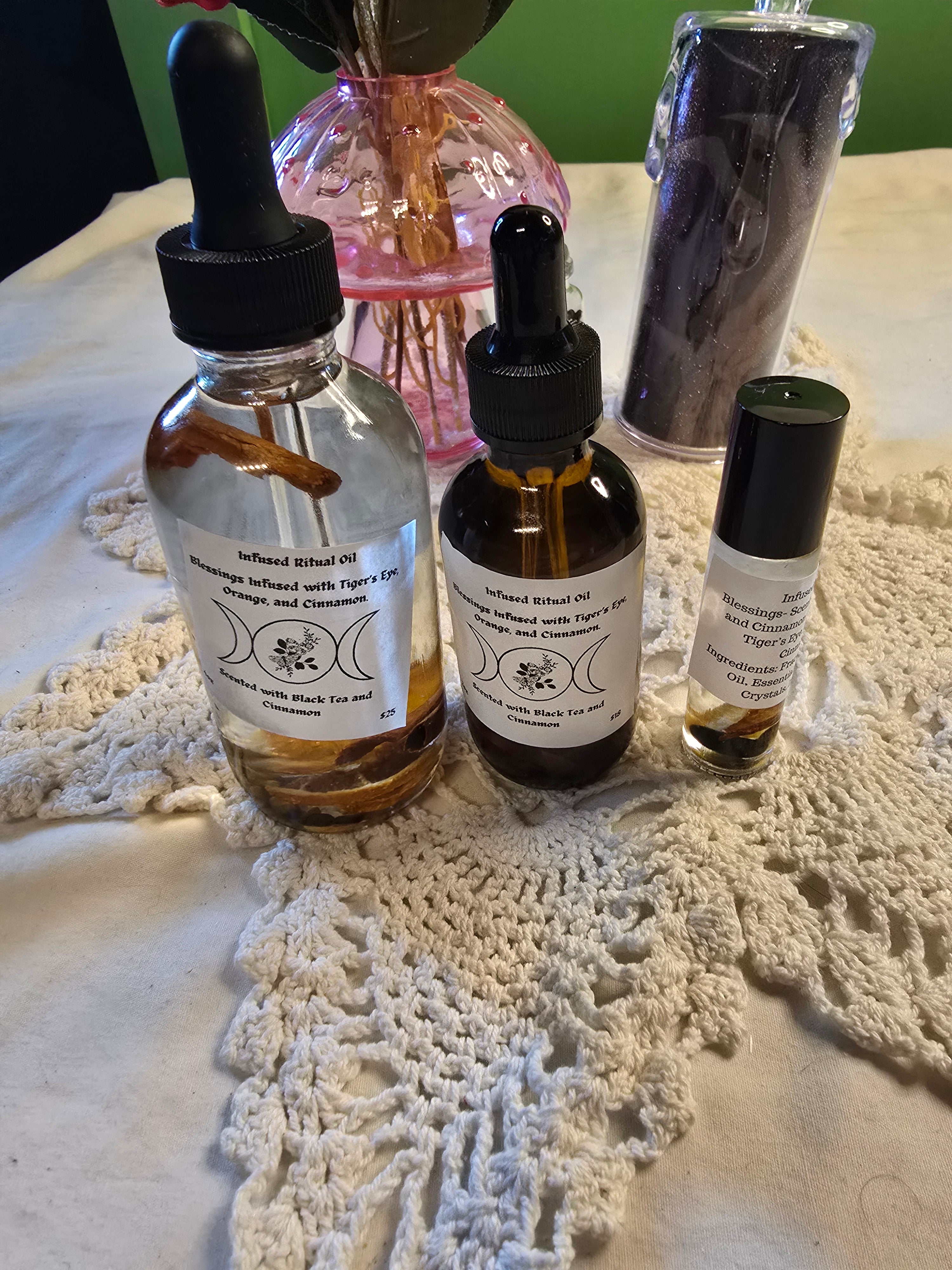 10mL Rollerball Crystal Infused Ritual Oil