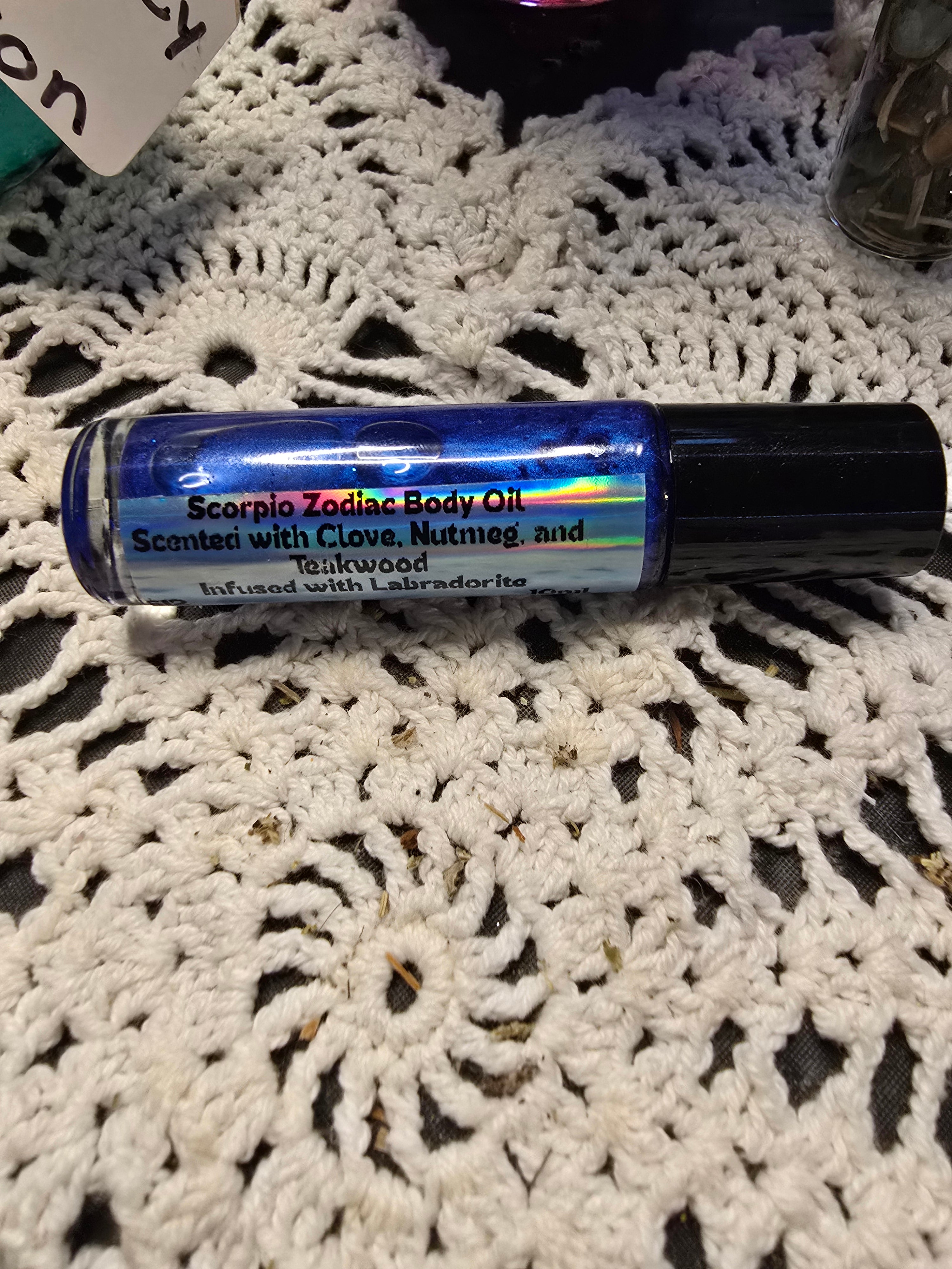 10mL Rollerball Zodiac Shimmer Body Oil