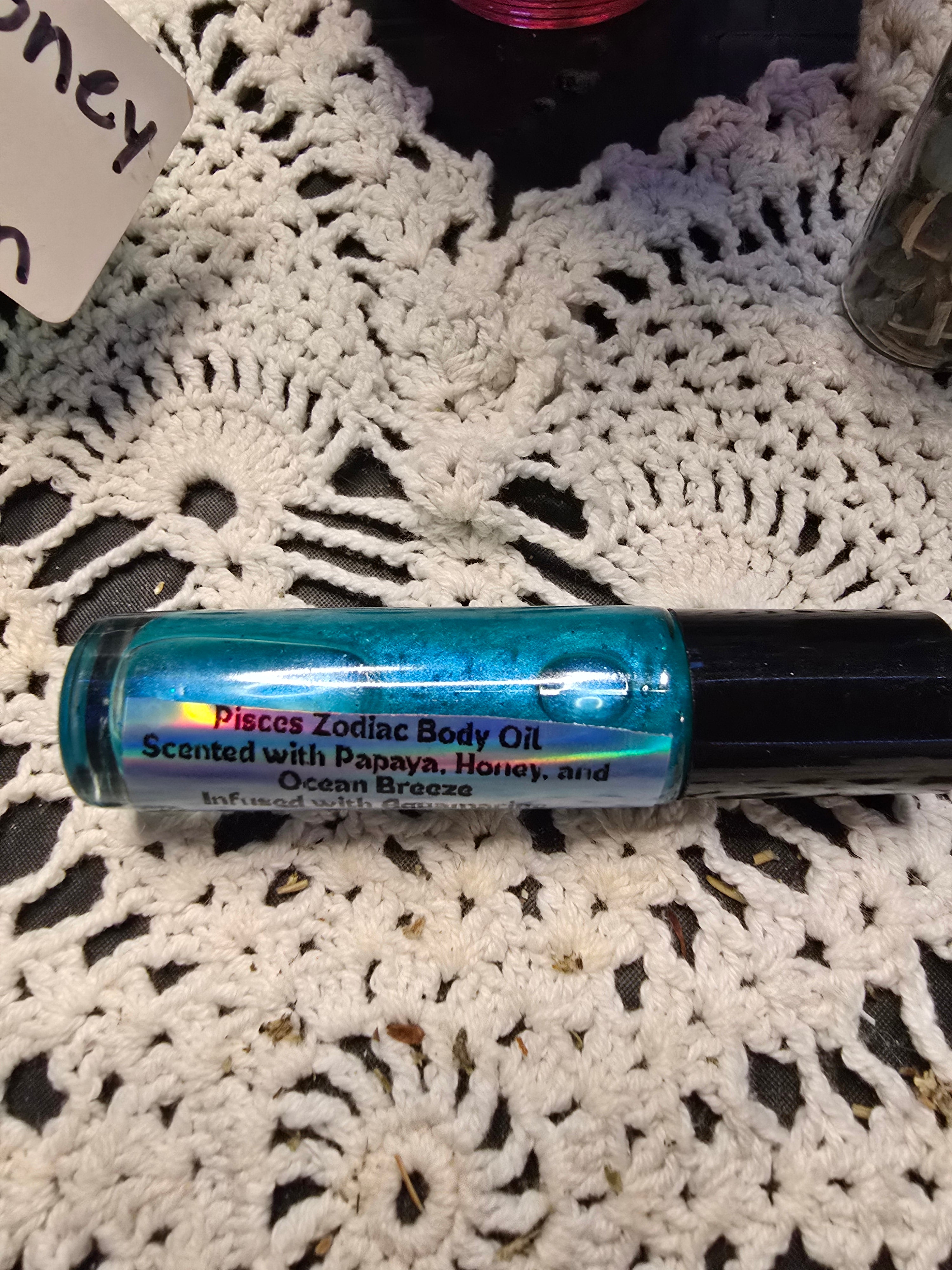 10mL Rollerball Zodiac Shimmer Body Oil