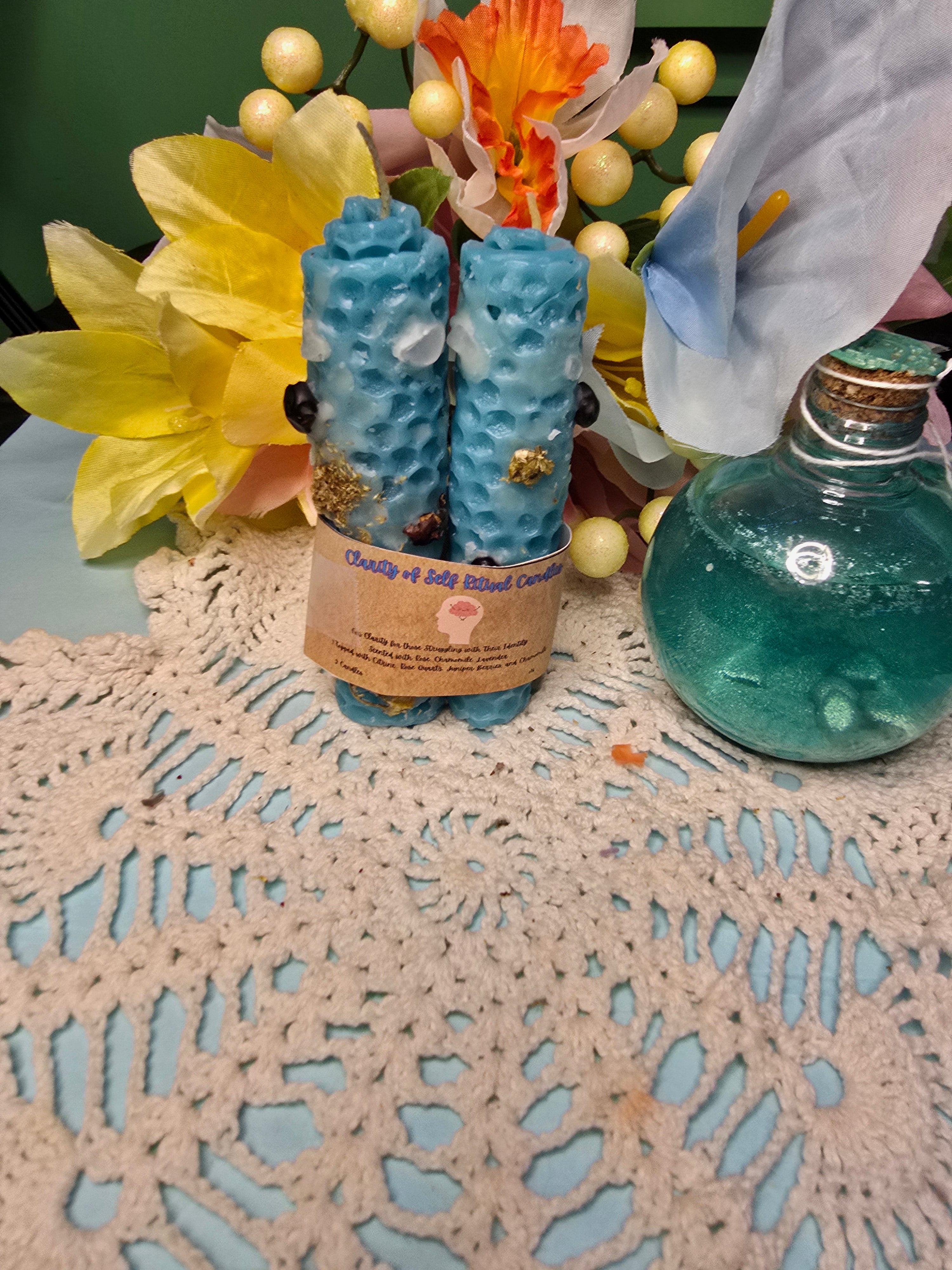 Hand-Rolled Beeswax Candles 2 Pack