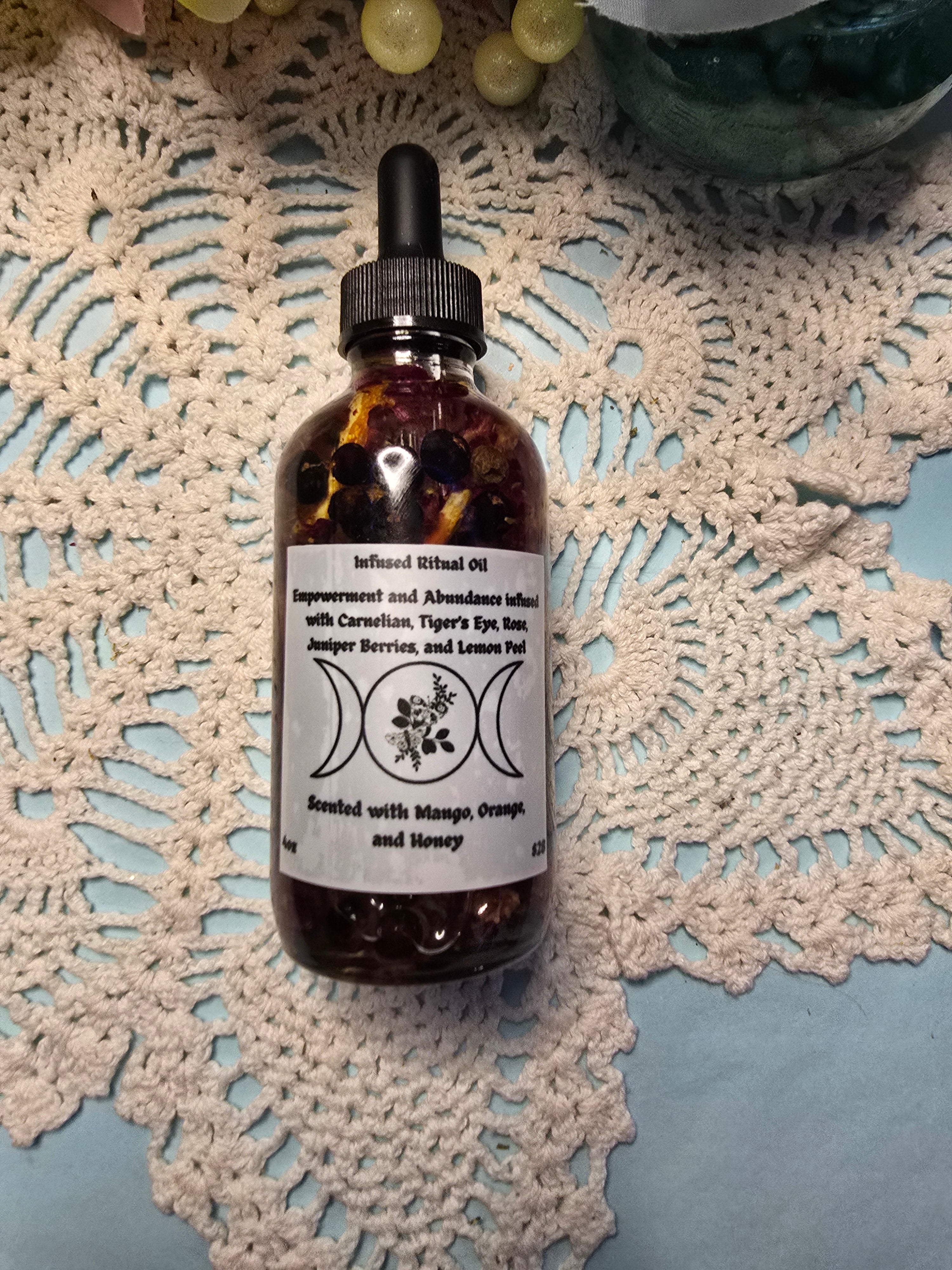 1oz Crystal Infused Ritual Oil