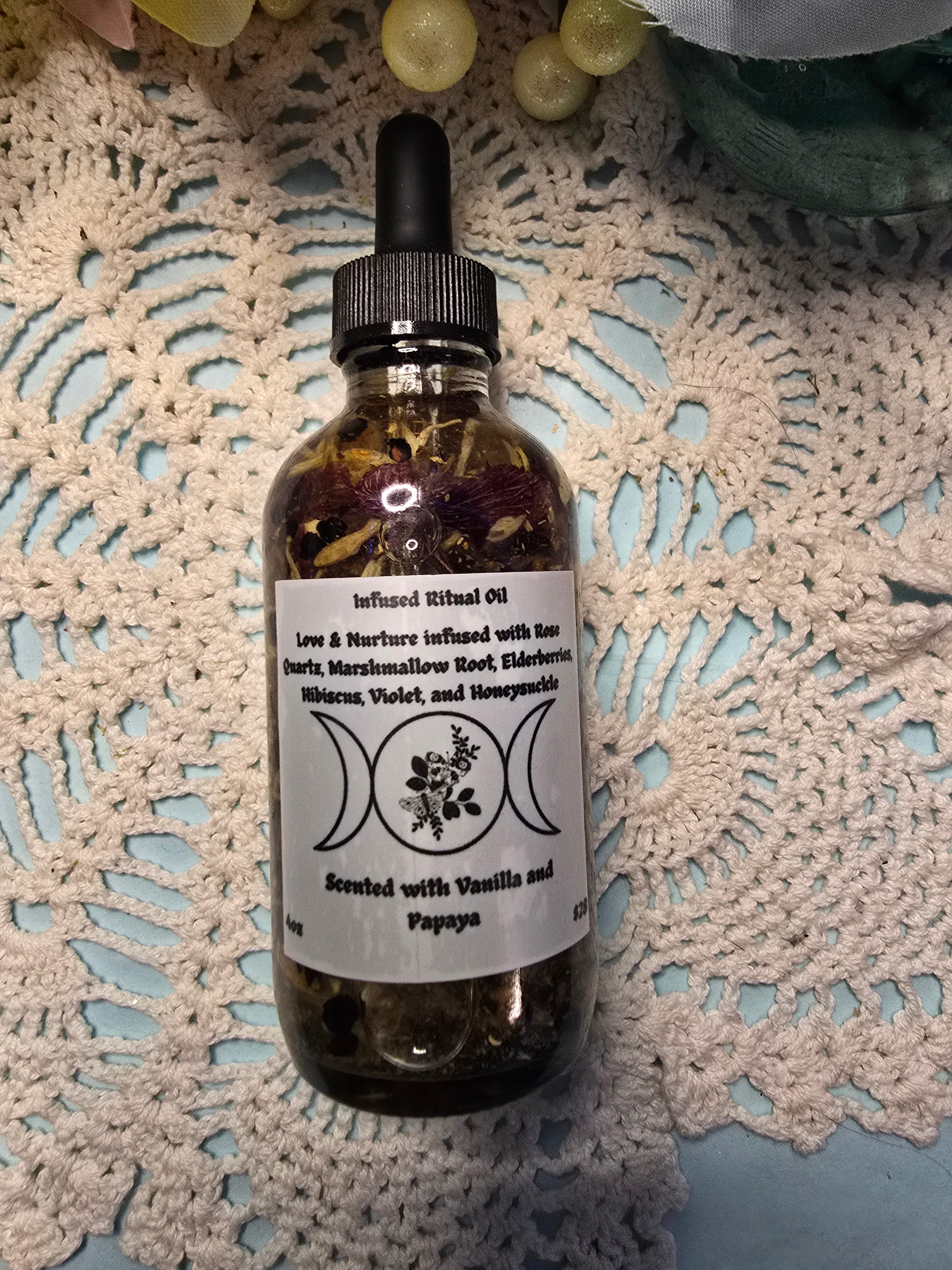 1oz Crystal Infused Ritual Oil