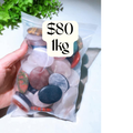 1kg Bulk Crystal Flat Worry Stones