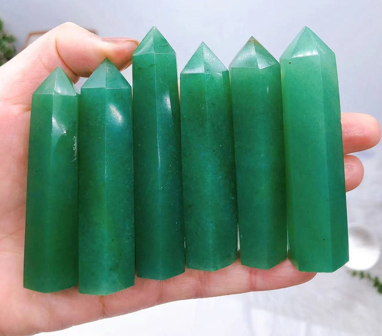 Green Aventurine Towers