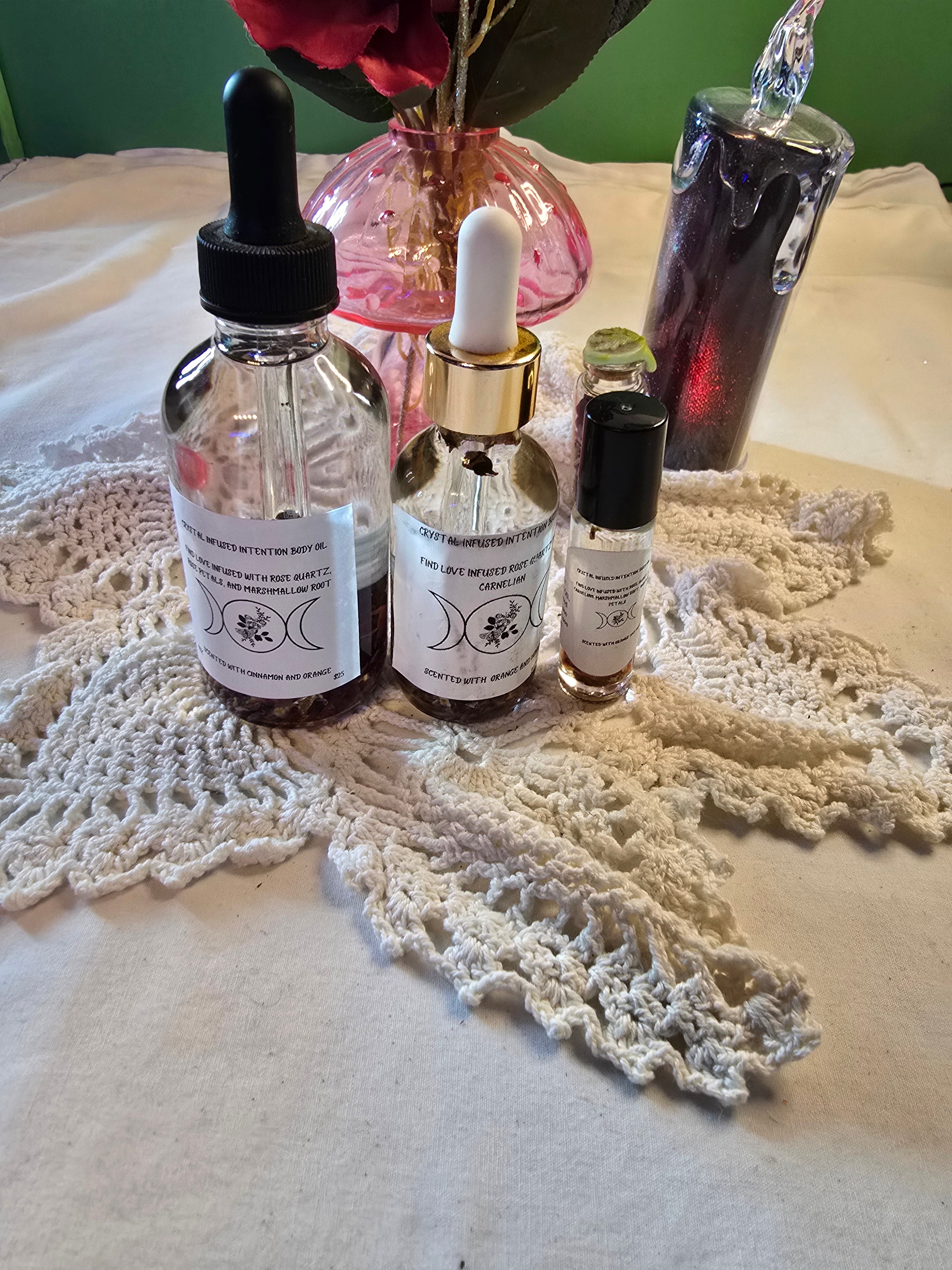 4oz Crystal-Infused Body Oil
