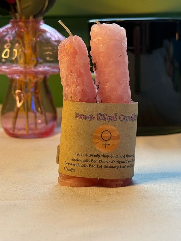 Hand-Rolled Beeswax Candles 3 Pack