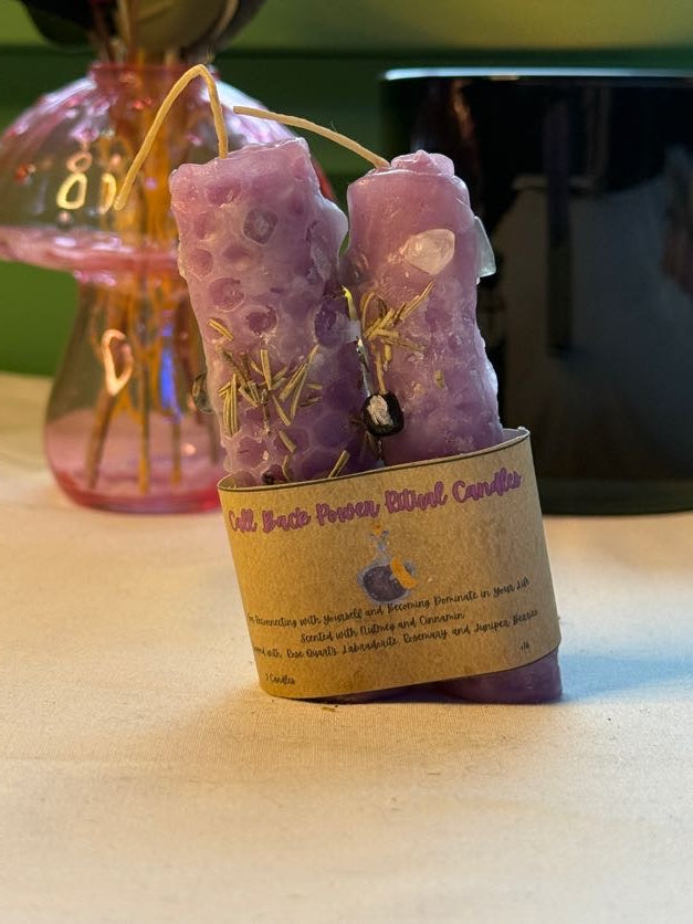Hand-Rolled Beeswax Candles 2 Pack