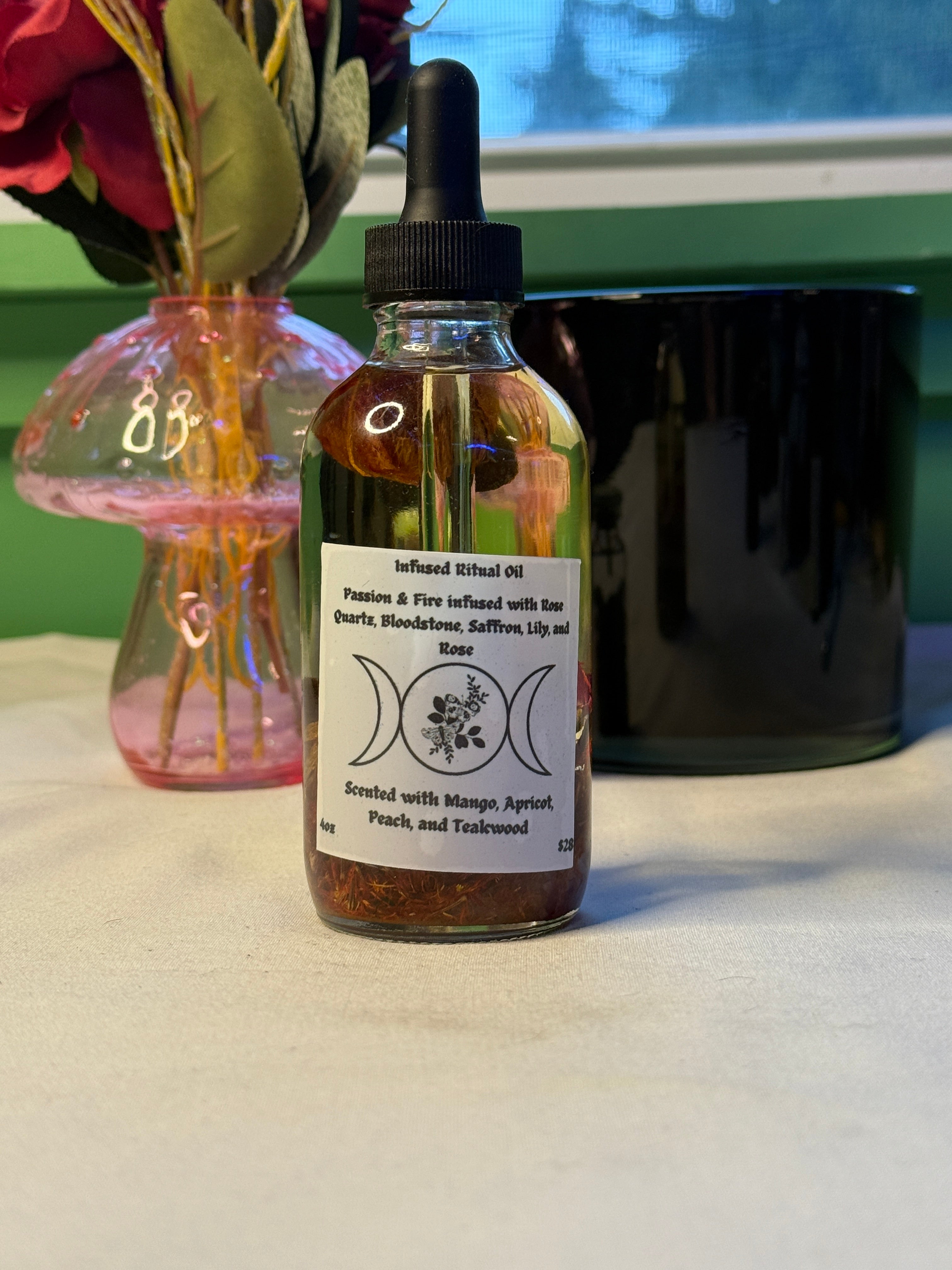 10mL Rollerball Crystal Infused Ritual Oil