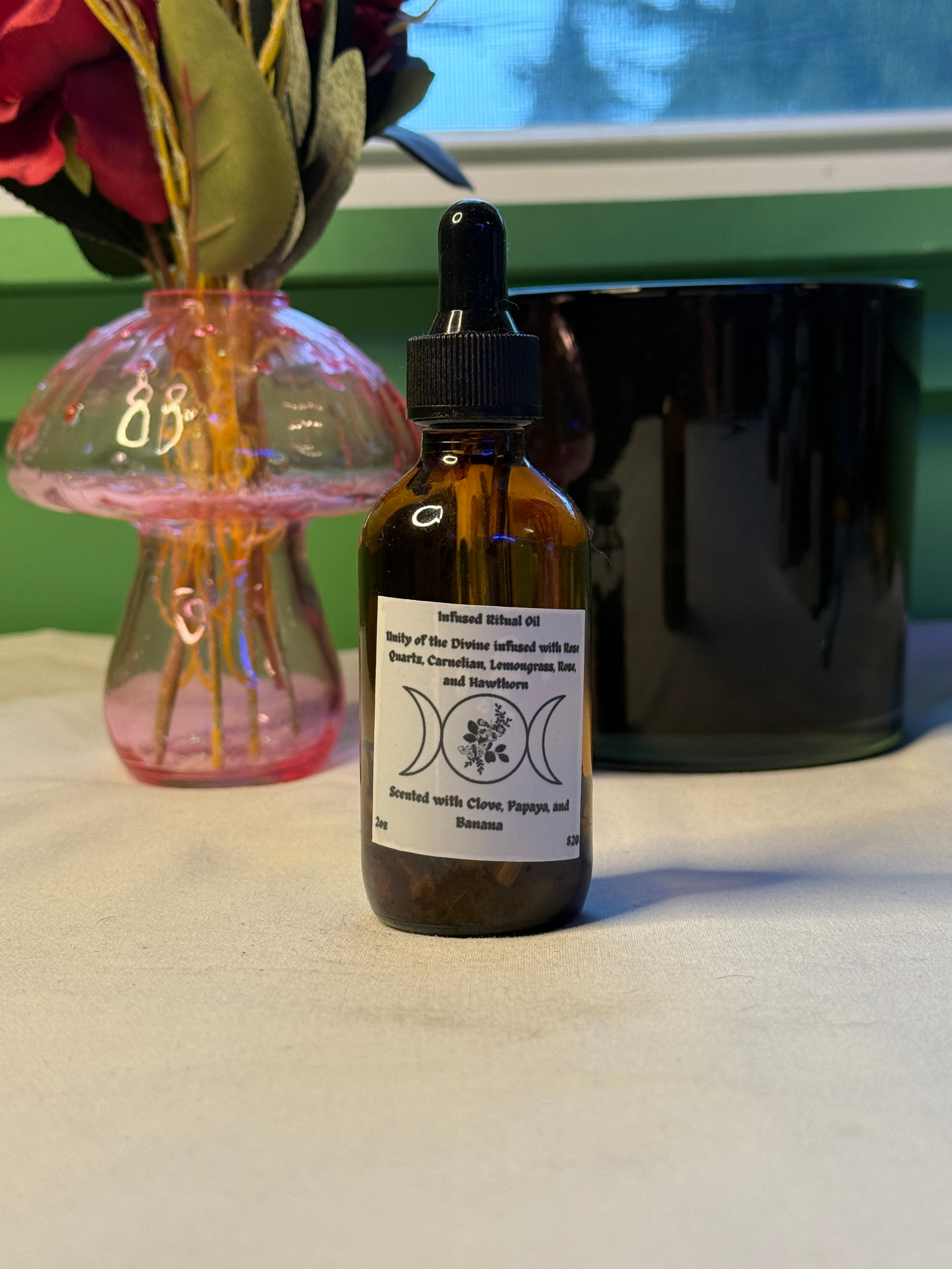 2oz Crystal Infused Ritual Oil