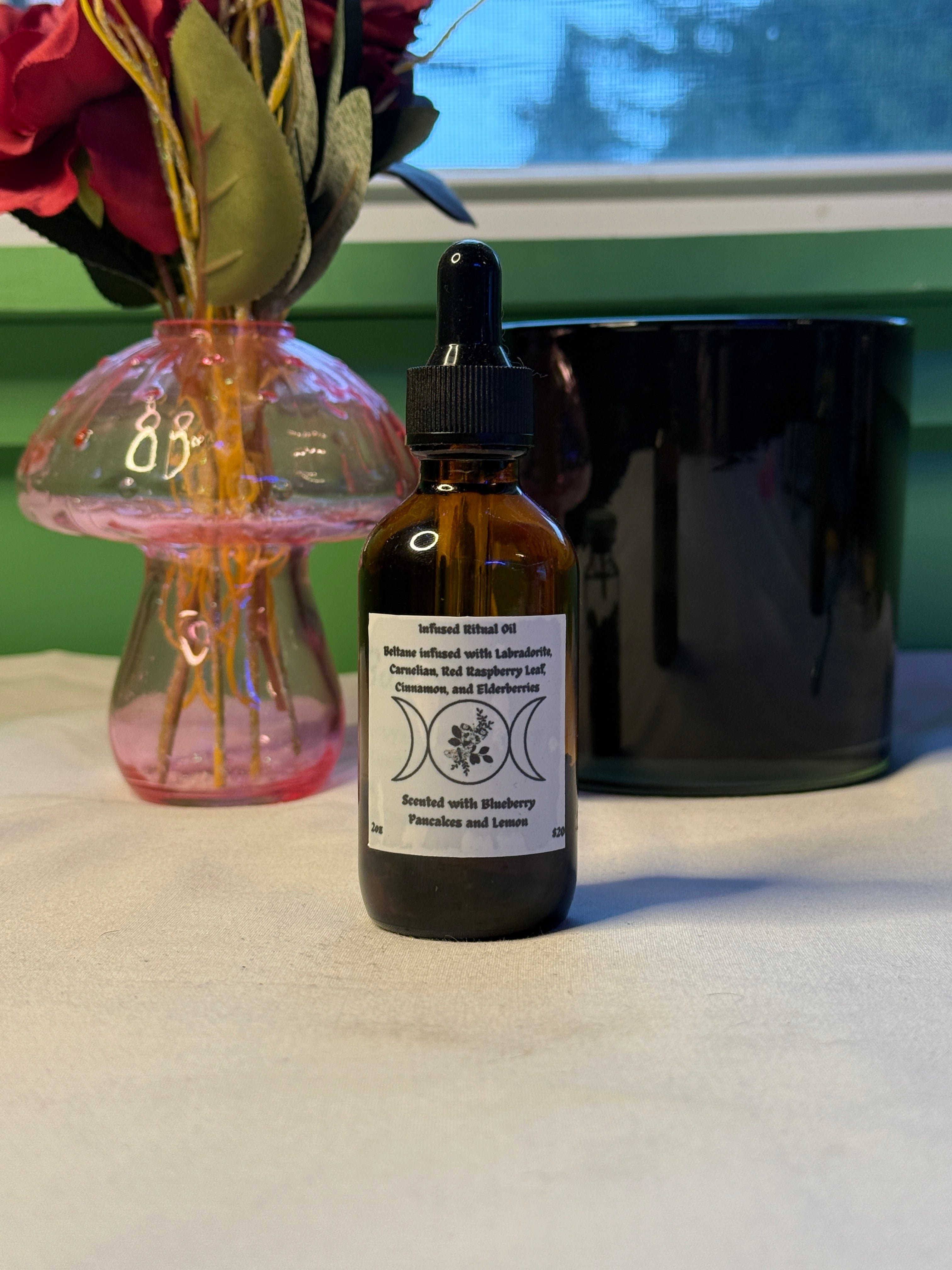 1oz Crystal Infused Ritual Oil