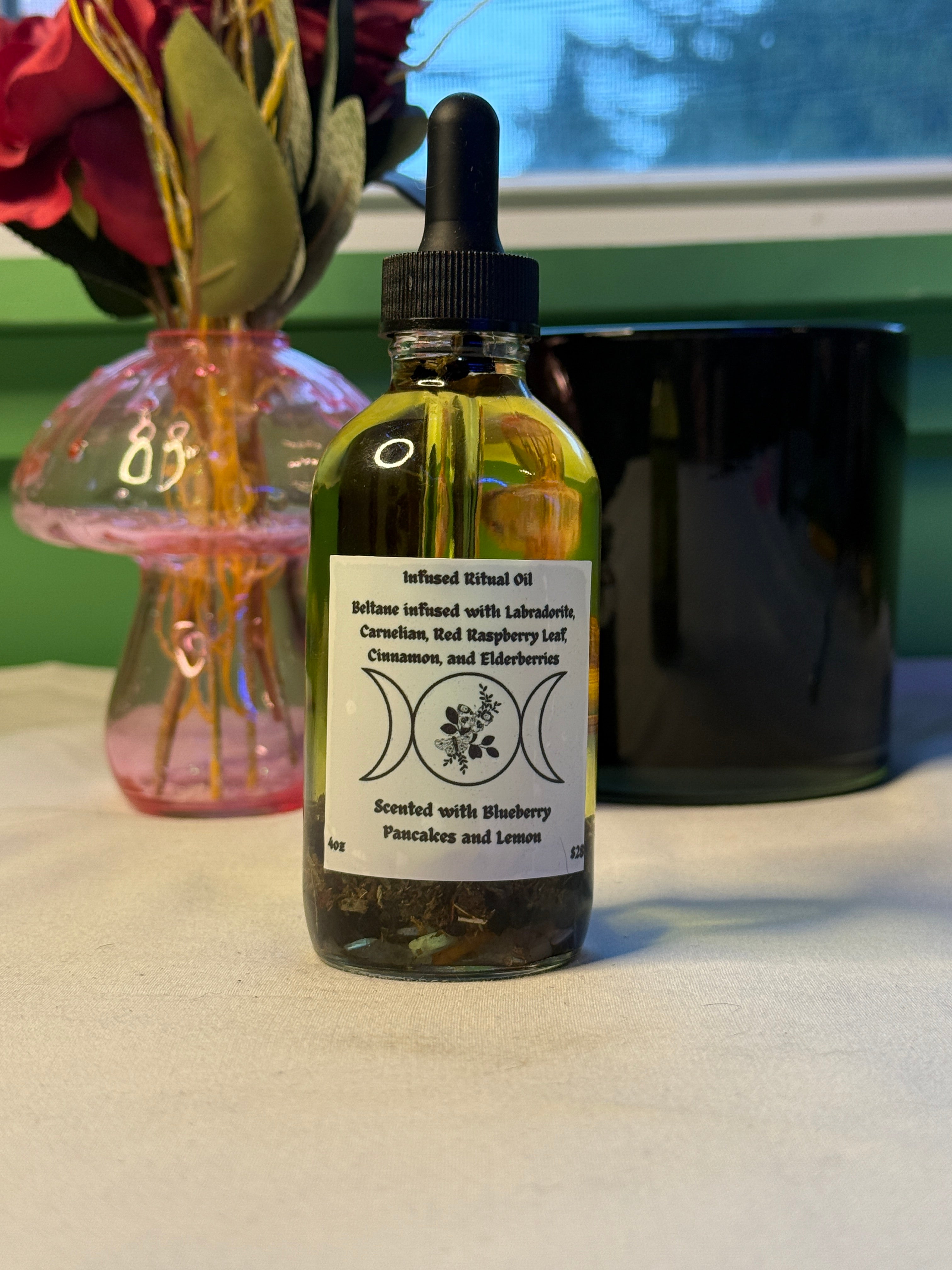 4oz Crystal Infused Ritual Oil