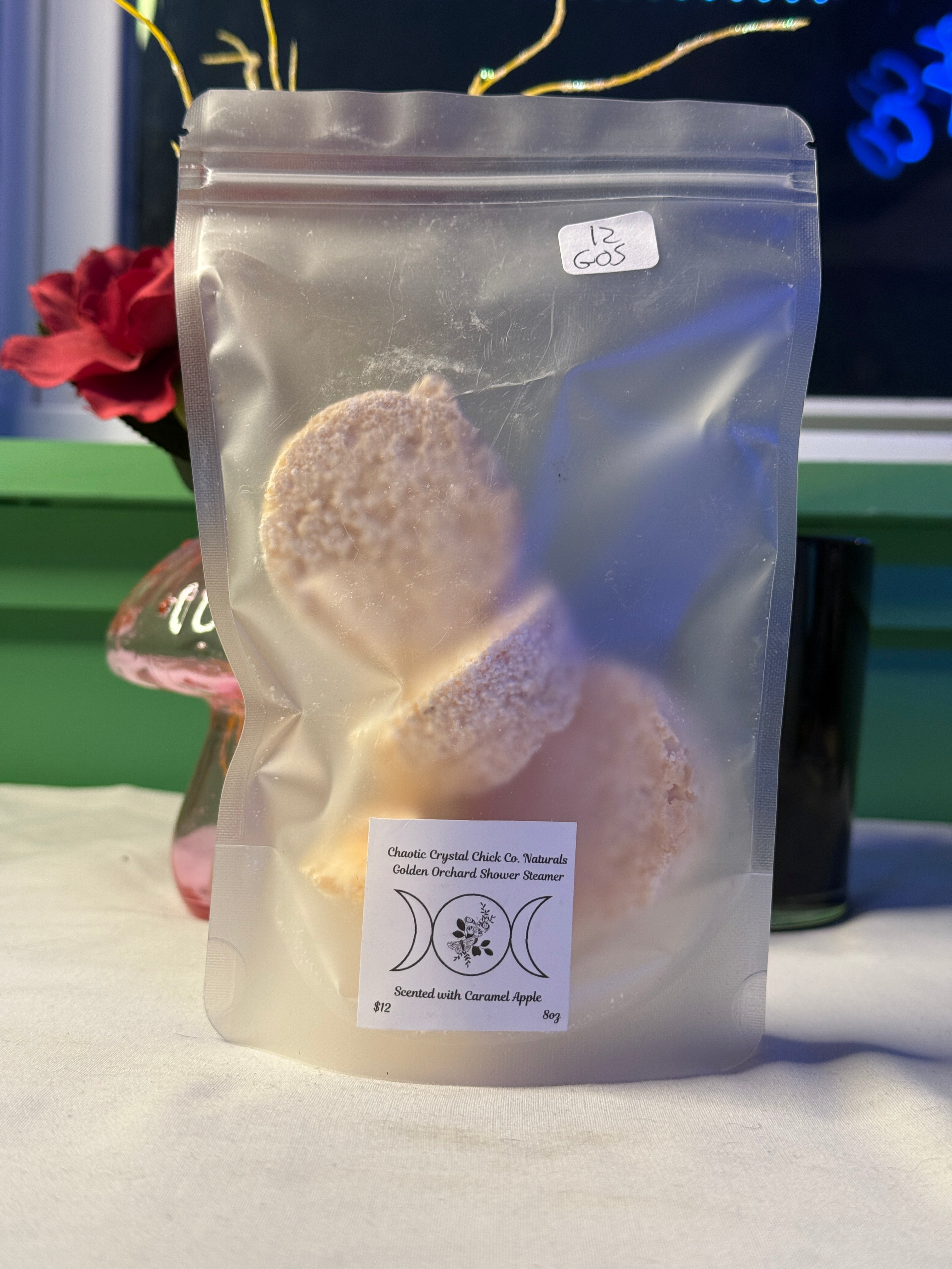 4 Pack Shower Steamers with Packaging
