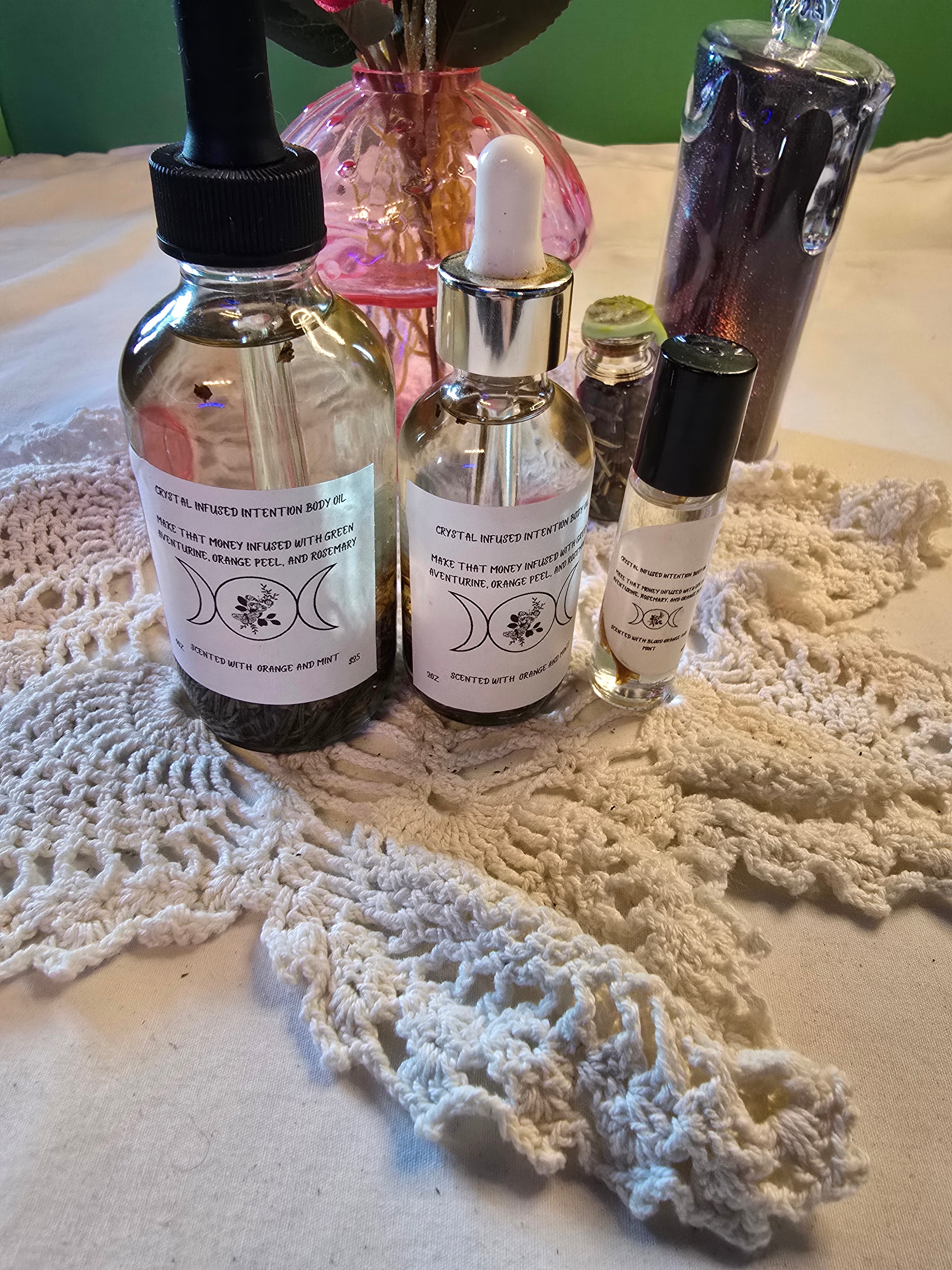 4oz Crystal-Infused Body Oil
