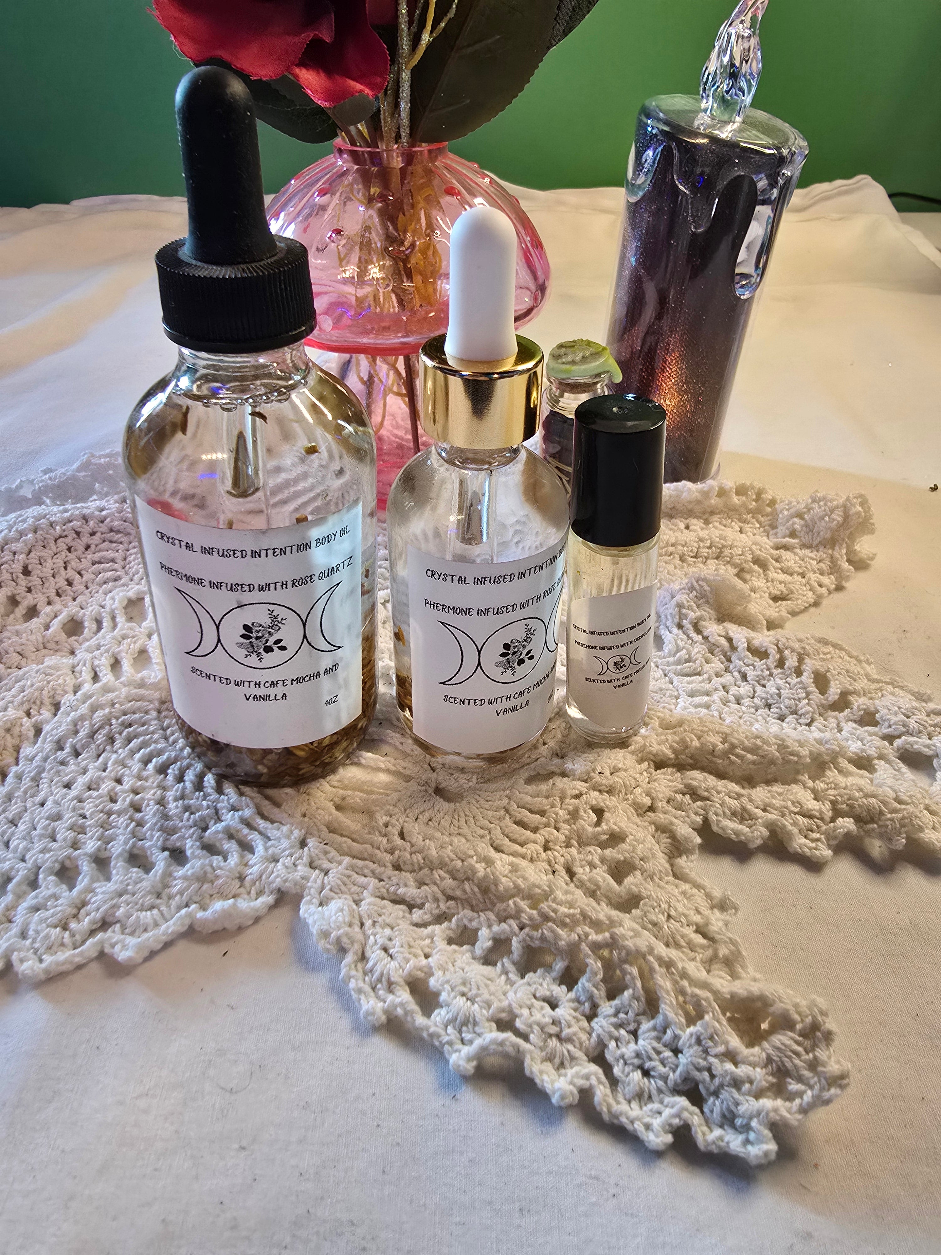 4oz Crystal-Infused Body Oil