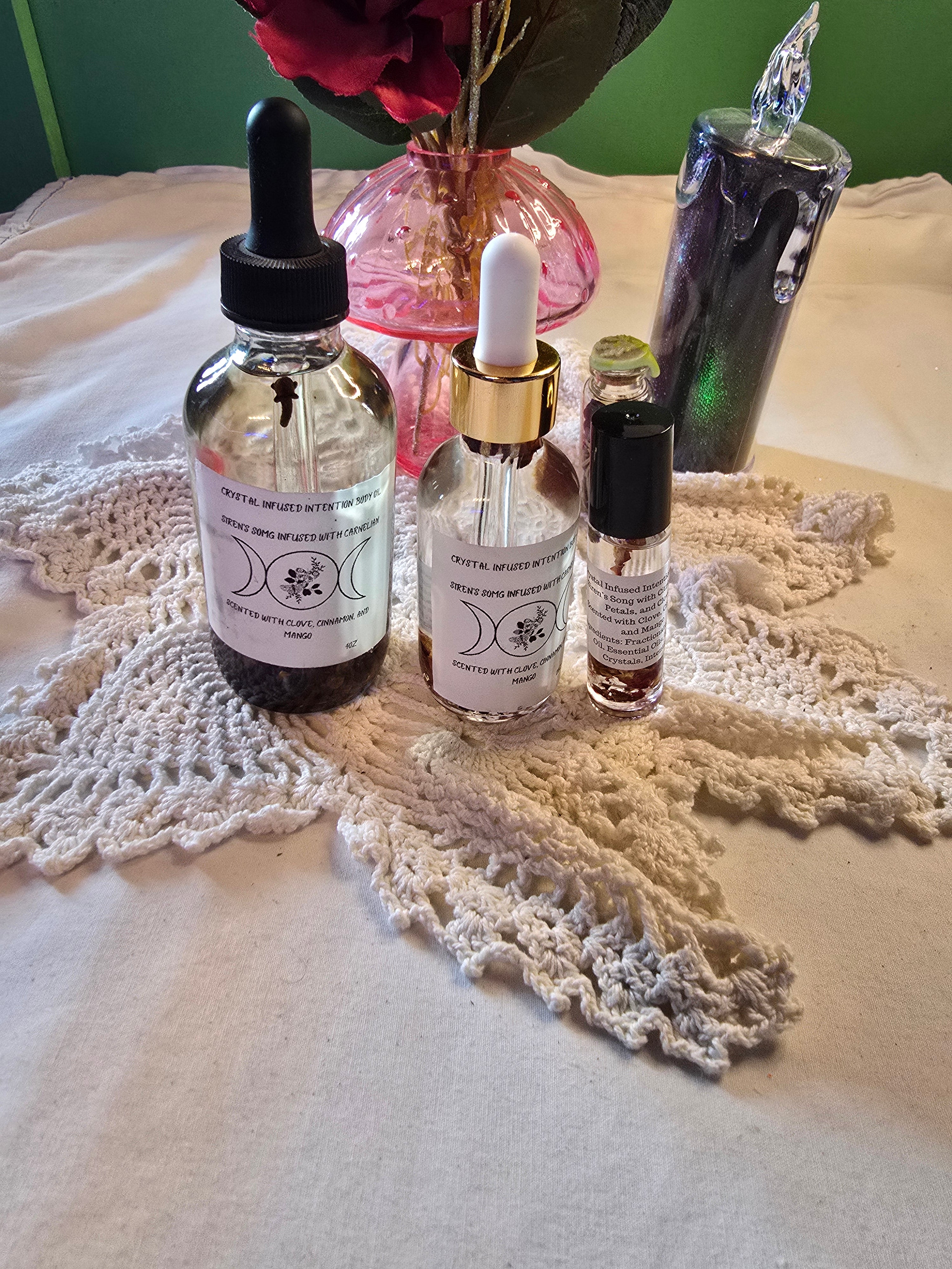 4oz Crystal-Infused Body Oil