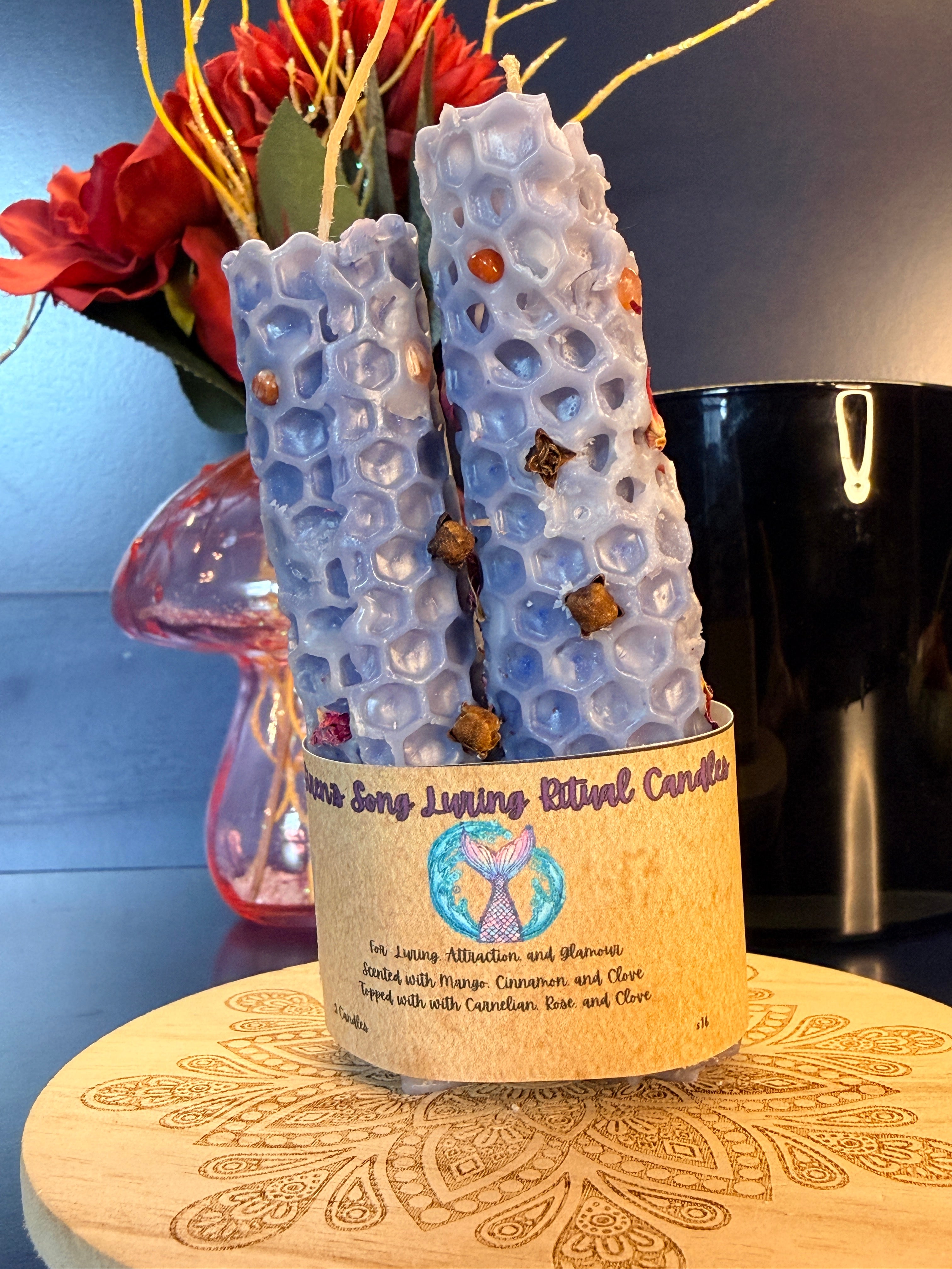 Hand-Rolled Beeswax Candles 3 Pack